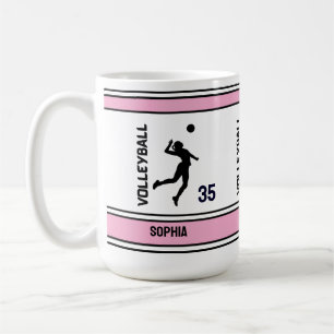 Mug Joueuse de volleyball Anniversaire, Joueuse de vol