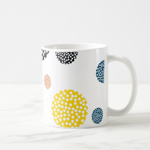 Mug Joueuse, tendance, cool, amusante, cercles pointil