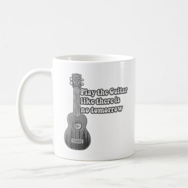 Mug Jouez à la guitare comme il n'y a pas de demain (Gauche)