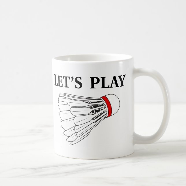 Mug Jouons au badminton (Droite)