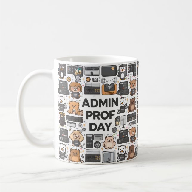 Mug Jour d'appréciation de l'administrateur (Gauche)