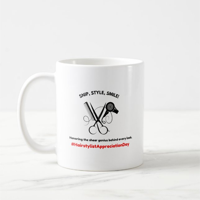 Mug Jour d'appréciation des coiffeurs (Gauche)