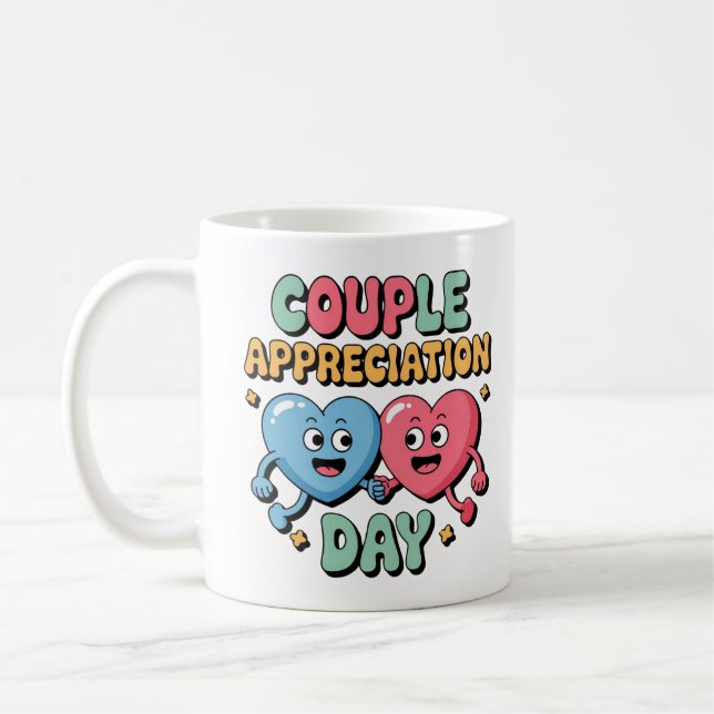 Mug Jour d'appréciation des couples (Gauche)