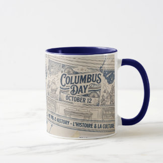 Mug Jour de Christophe Colomb 12 octobre Patrimoine Am