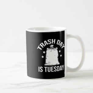 Mug Jour de collecte des déchets mardi Trump poubelle 