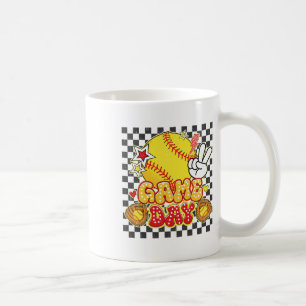 Mug Jour de jeu à carreaux Mignon Coquette Bow Softll