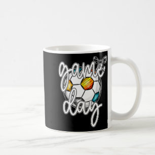 Mug Jour de jeu rétro de football Coquette Bow Femmes