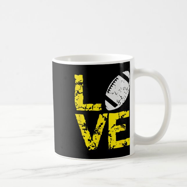 Mug Jour de jeu Tee - shirts désespérés Grunge Love Fo (Droite)