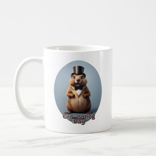 Mug Jour de la marmotte (Gauche)