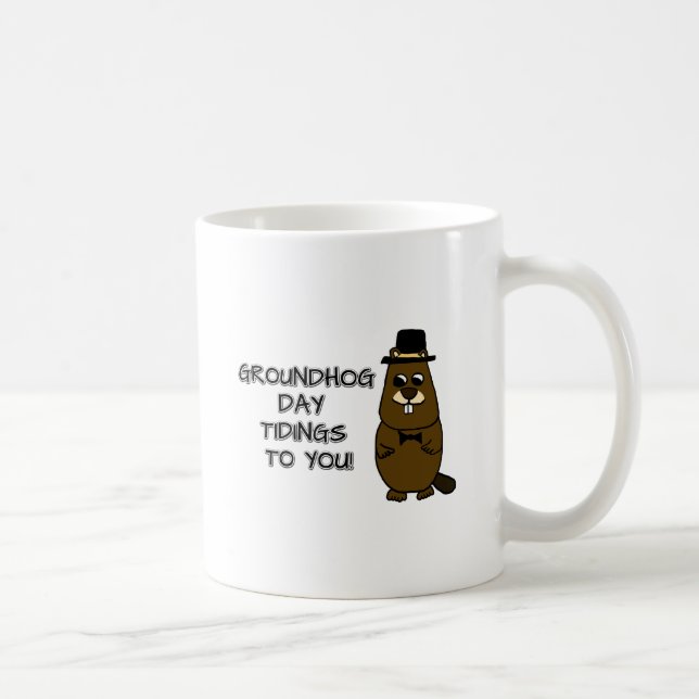 Mug Jour de la marmotte vous annonce ! (Droite)
