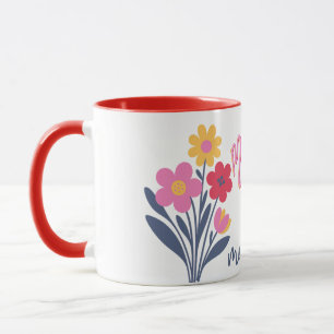 Mug Jour de la mère design moderne