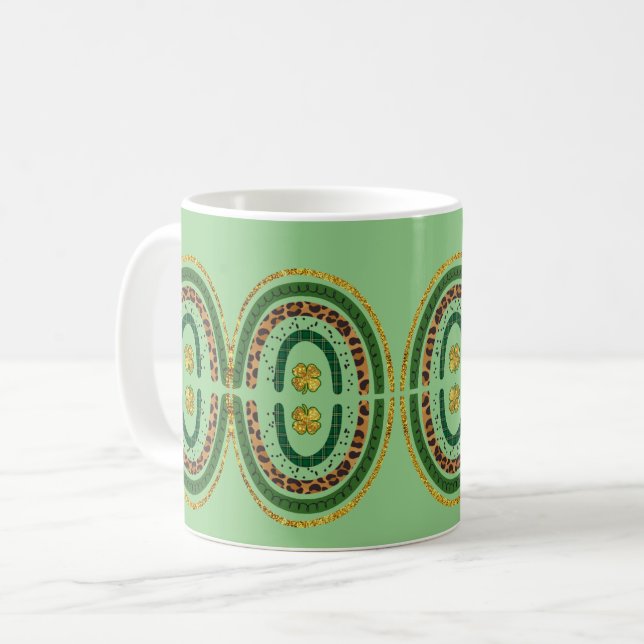 Mug Jour de la Saint Patrick chanceux (Devant gauche)