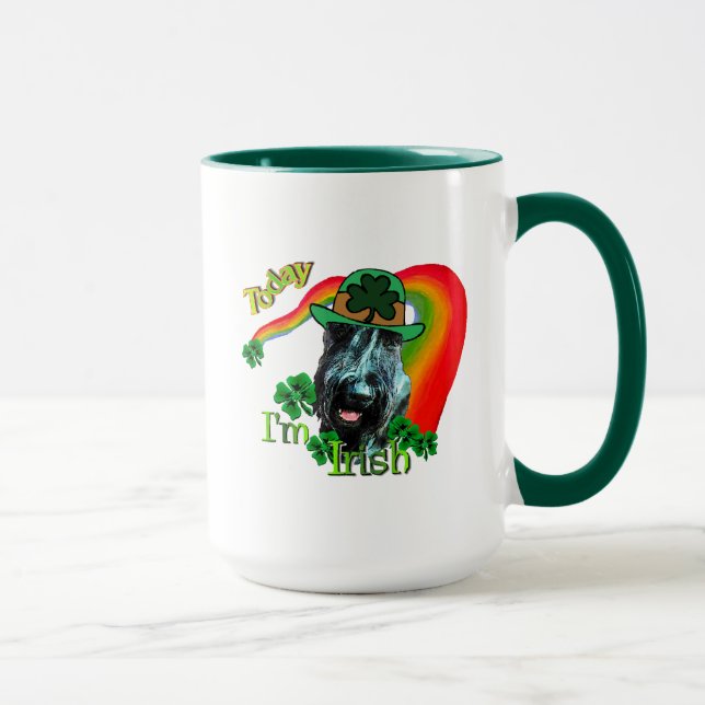Mug Jour de la Saint Patrick Schnauzer géant (Droite)