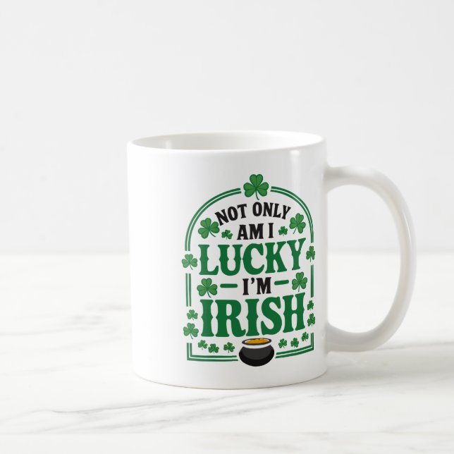 Mug Jour de la Saint-Patrick Shamrock Shenanigan Irlan (Droite)
