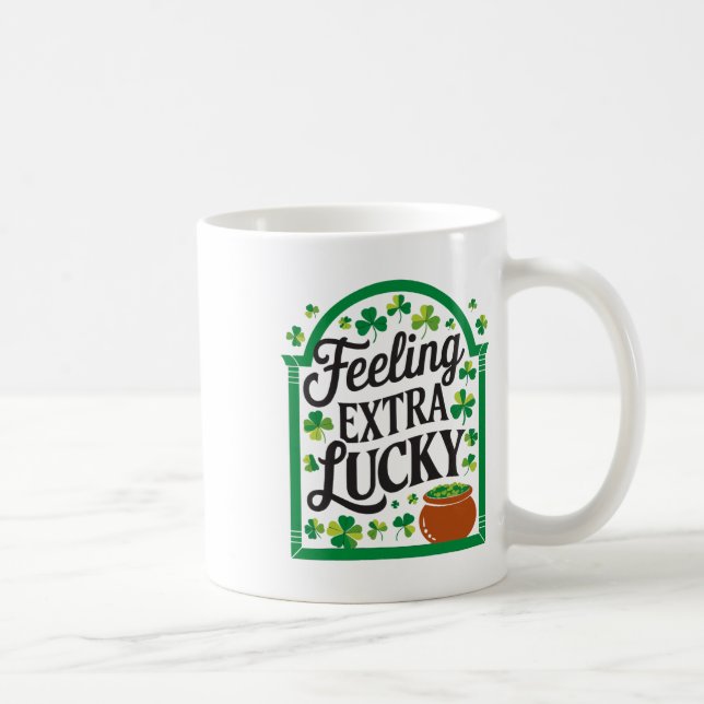 Mug Jour de la Saint-Patrick Shamrock Shenanigan Irlan (Droite)