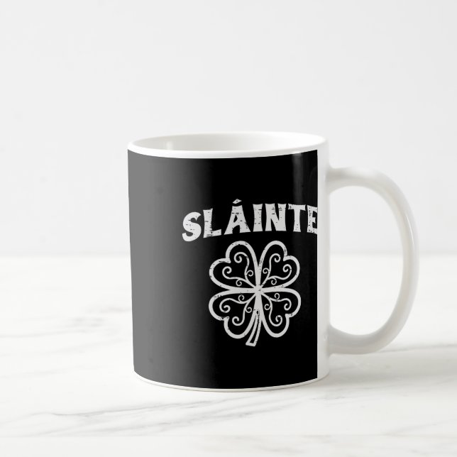 Mug Jour de la Saint-Patrick Slainte Shamrock Saint Pa (Droite)