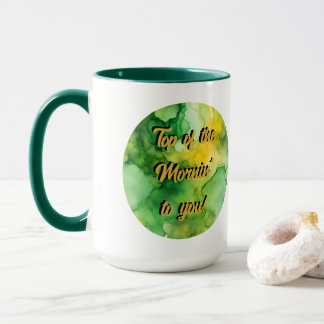 Mug Jour de la Saint-Patrick Top of the Morning'