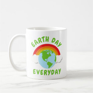 Mug Jour de la Terre Tous les jours Arc-en-ciel