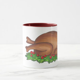 Mug Jour de la Turquie Dîner d'action de grâces dinde 