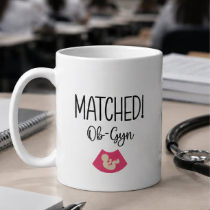 Mug Jour de l'appariement en résidence Ob-Gyn