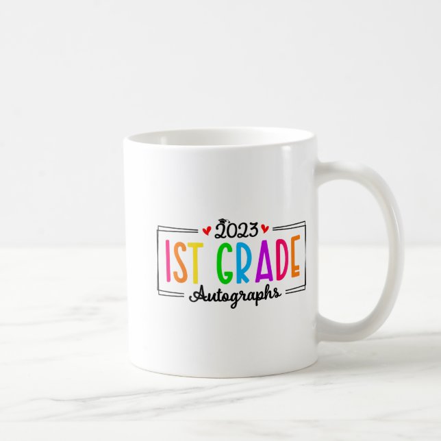 Mug Jour De L'École 2023 Autographe 1ère Année (Droite)