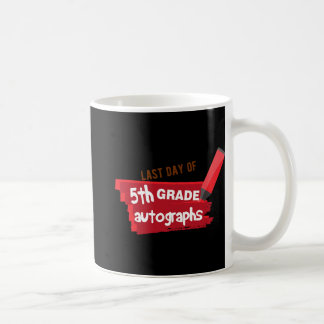 Mug Jour De L'École Autographe Élémentaire 5e Année Gr