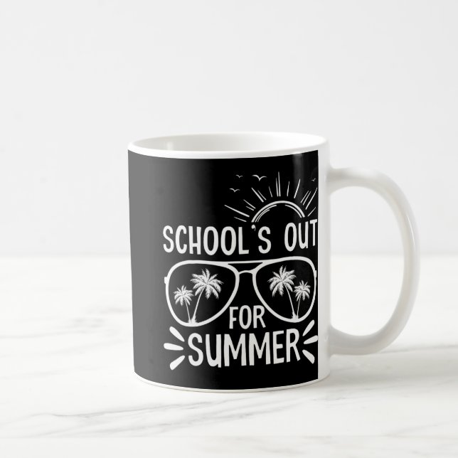 Mug Jour De L'École Cadeaux Écoles Sorties Pour L'Été  (Droite)