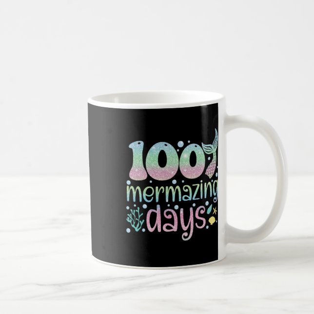 Mug Jour De L'École Enfants Filles 100 Jours Merveille (Droite)