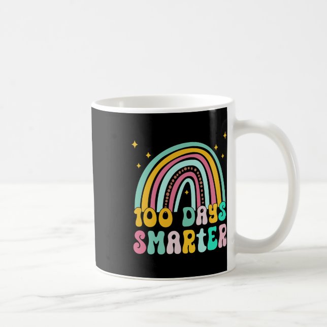 Mug Jour De L'École Enseignant - 100 Jours Smarter Arc (Droite)