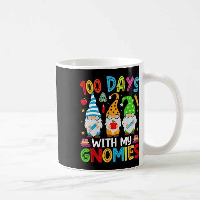 Mug Jour De L'École Gnome Enseignants Étudiants 100 Jo (Droite)