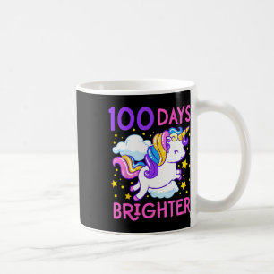 Mug Jour De L'École Unicorne 100 Jours Plus Brighter K