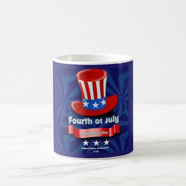 Mug Jour de l'indépendance ,4 juillet (Centre)