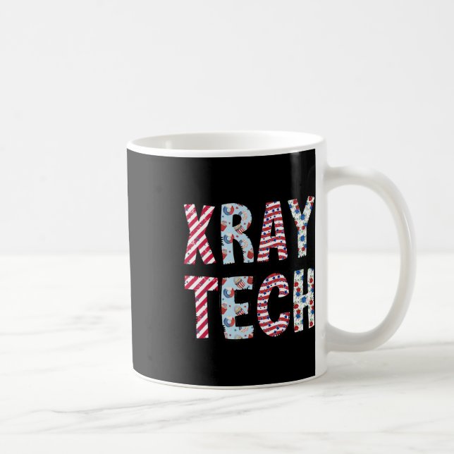 Mug Jour de l'Indépendance de la technologie de rayons (Droite)