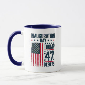 Mug Jour de l'investiture 47 Président Donald Trump 20