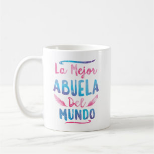 Mug Jour de mères de Mejor Abuela Del Mundo Grandma d