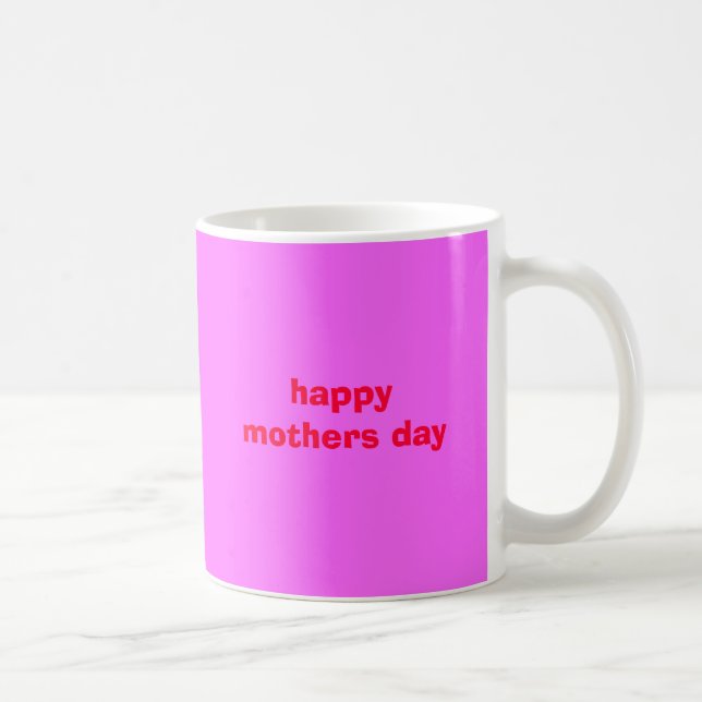Mug jour de mères heureux (Droite)