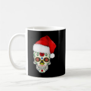Mug Jour De Noël Mort Santa Hat Sugar Skull Pa