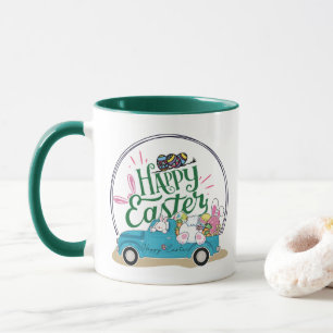 Mug Jour de Pâques amusant Bunny
