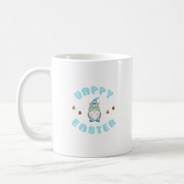 Mug Jour de Pâques Joyeux Oeufs Gnomes du printemps du (Gauche)