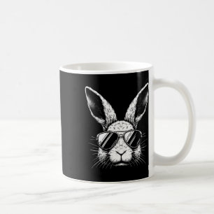Mug Jour De Pâques Visage De Lapin Avec Lunettes De So