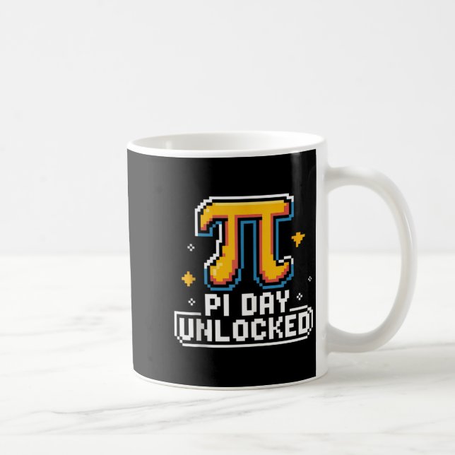 Mug Jour de Pi 14 mars Math Nerd Tarte Nourriture Cade (Droite)