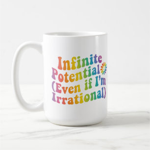 Mug Jour de Pi Irrationnel au Potentiel Infini Rétro M