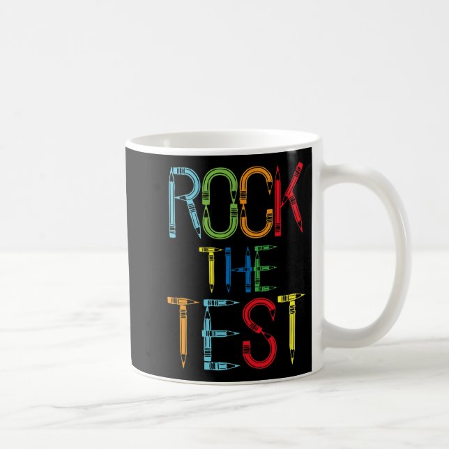 Mug Jour de test Drôle Enseignant Jour de test Drôle (Droite)