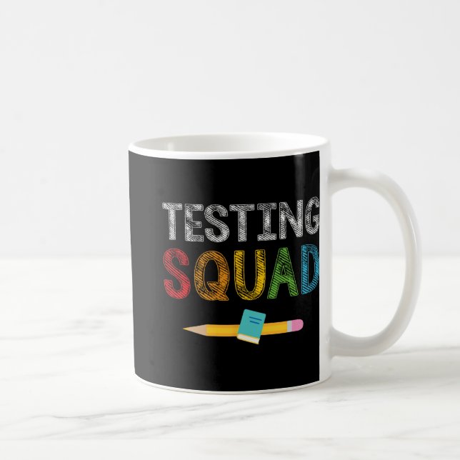 Mug Jour de test du costume de Squad Étudiant enseigna (Droite)