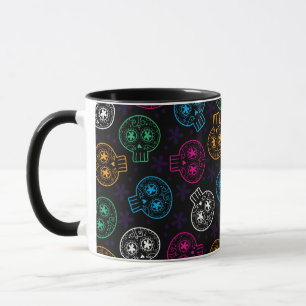 Mug Jour des crânes de sucre des Calaveritas Mortes