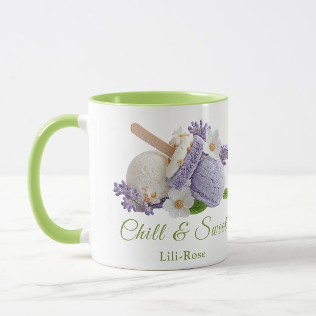 Mug Jour des sandwichs à la crème glacée lavander (Gauche)