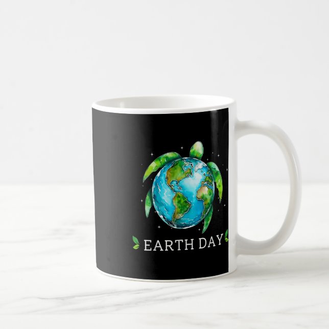 Mug Jour des terres 2025 Restaurer Earth Sea Turtle Ar (Droite)