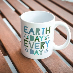 Mug Jour des terres chaque jour - Sauvez la planète
