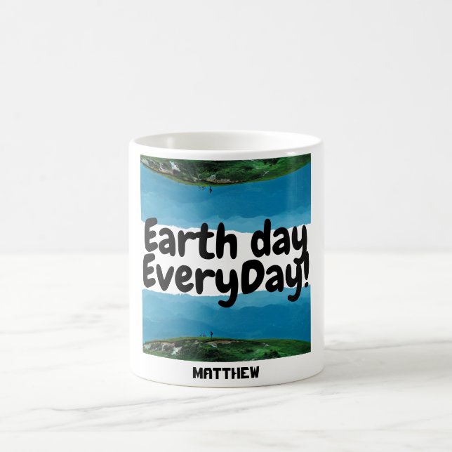 Mug jour des terres quotidien, devenez écolo, science  (Centre)