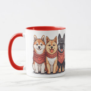 Mug Jour des Valentines Chiens Shiba Inu